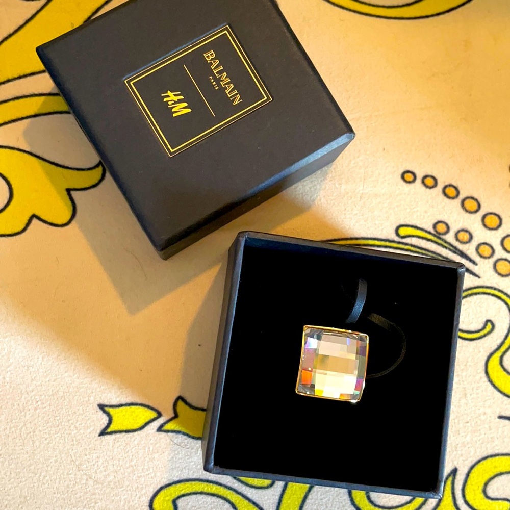 Gold cocktail ring